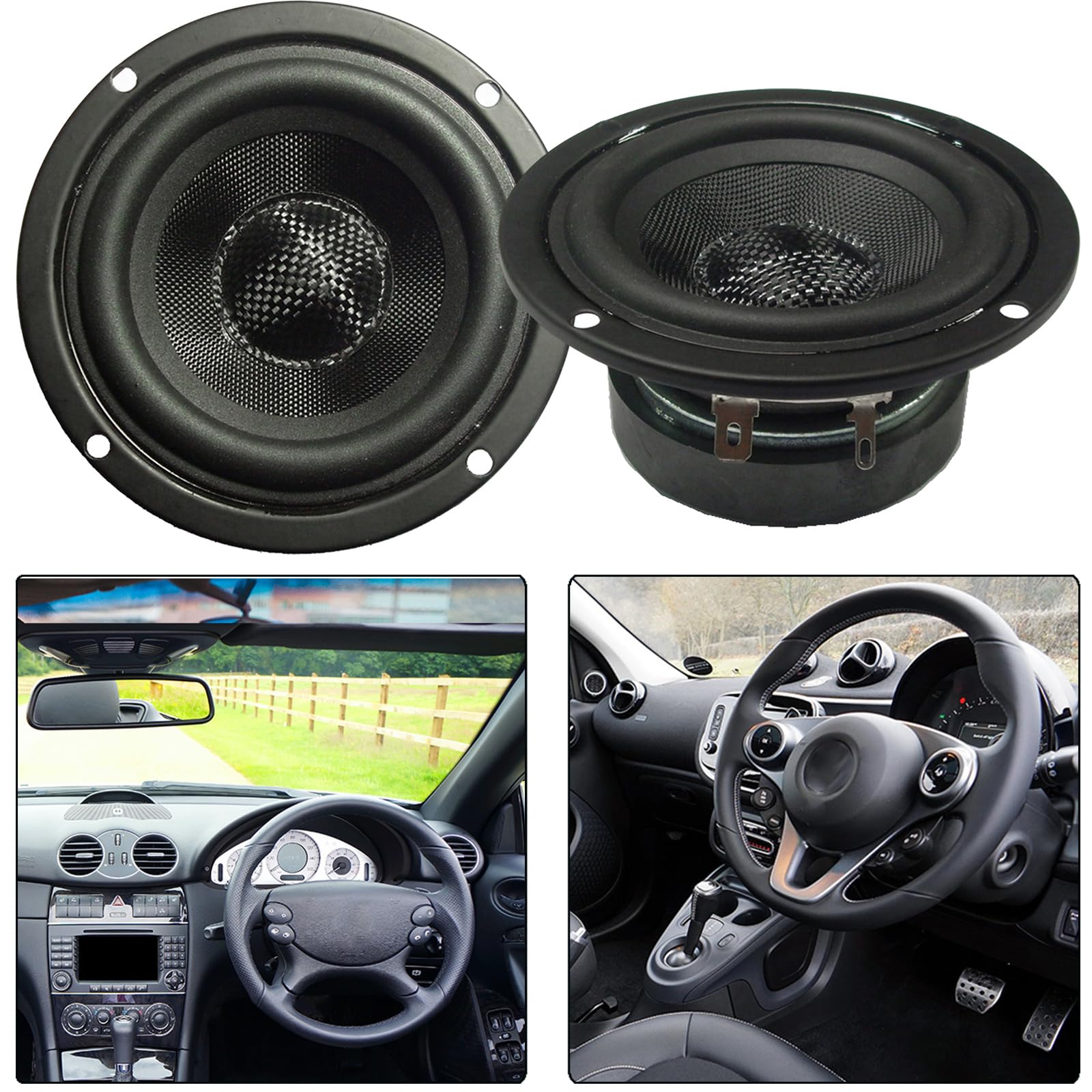 Amazon.co.jp: フル周波数 Hifi スピーカー 3 インチ 4 オーム 15